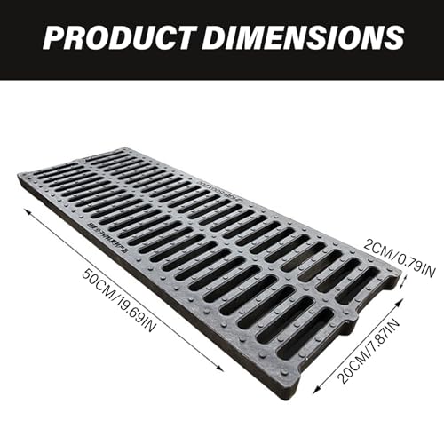 Crépine grille d'égout plastique très résistante pour évacuation eau - 4