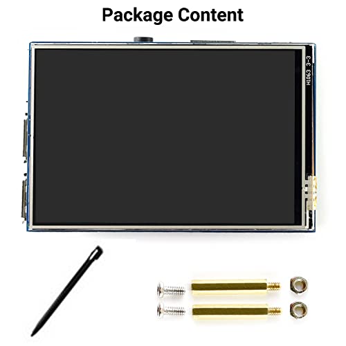 Image of Waveshare 3.5inch Resistive Touch Display, Compatible with Raspberry Pi 5 /4B /3B /Zero /Zero W /Zero 2W /Pico /Pico W /Pico WH, 480x320, IPS Screen, SPI