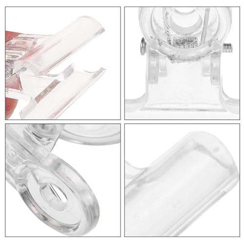 Set 30 clips plásticos para uñas postizas miniatura 7