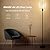 BoostArea Floor Lamp for Living Room, Modern Standing Lamp Stand Up Lamp with Glass Lampshade, 4W Bulb Included, Pole Lamp Tall Lamps for Bedroom, Living Room, Office, Kids Room, Reading