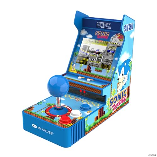 My Arcade Sonic Joystick Player: Sonic The Hedgehog, 2 Games in 1, Sega Classic, Gifts for Kids and Adults by My Arcade - Image 3