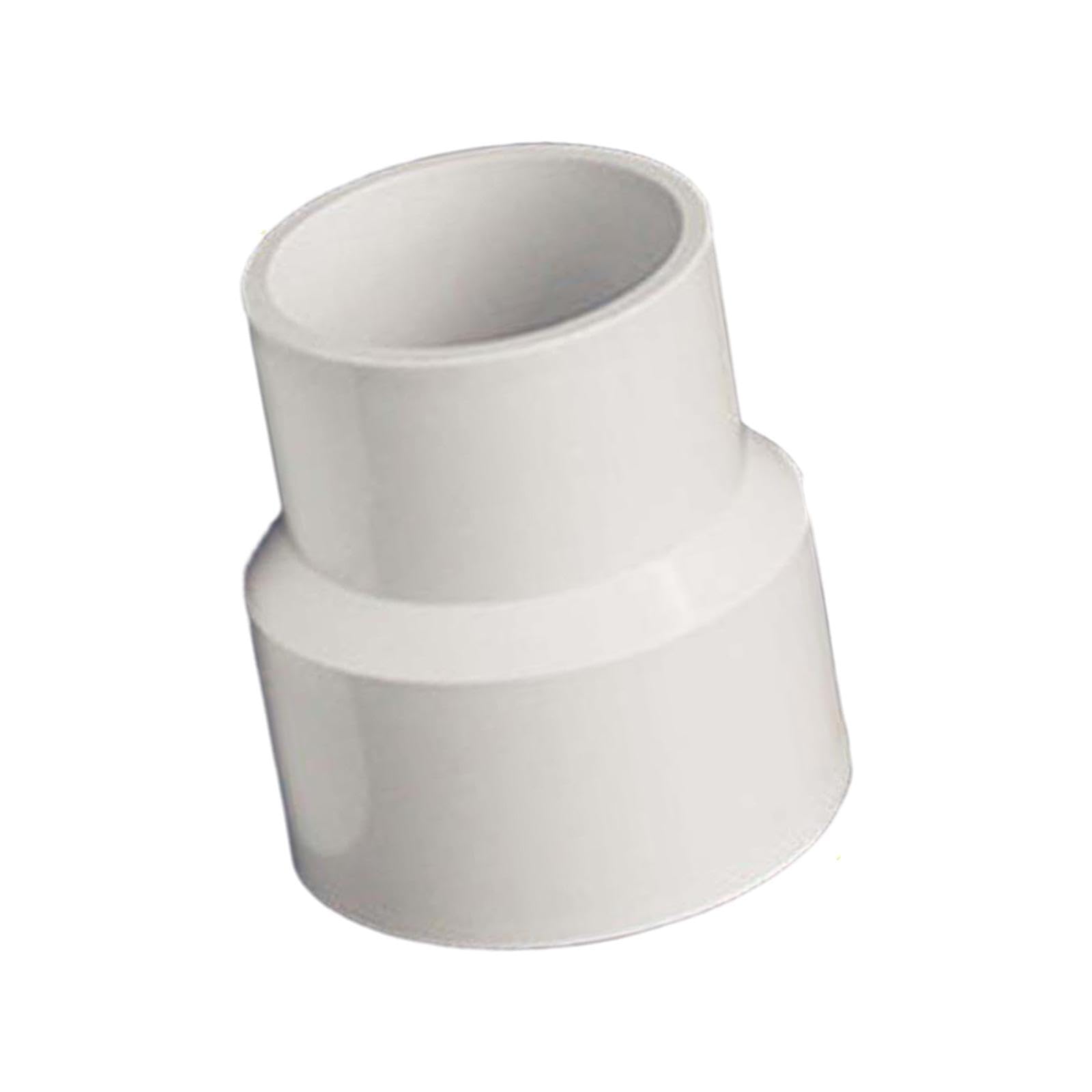 Pixzcsa White Professional Vacuum Attachment Adapter Designed For Cyclone Separator Compatibility Durable Construction Ensures Long Lasting Reliable Dust Extraction, 50Mm To 40Mm