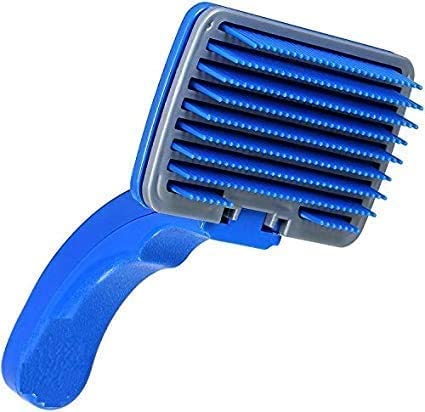 SR VISION Combo of 2, Slicker Brush Pet Grooming Glove for Dogs and Cats Shedding Small Medium Large Breeds (Blue) Pet Hair Remover Glove-Massage Five Finger for Dog, Cat with Long & Short Fur (B09RKJBFYG) Amazon Price History, Amazon Price Tracker