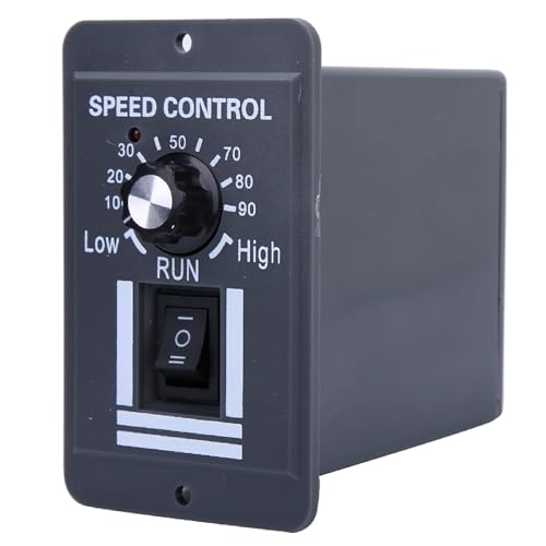 Controlador de Velocidad PWM para Motor DC, 12V-60V 10A, Regulador Ajustable con Funciones CW/CCW y Stop, Módulo para Ventilador y Motor Industrial