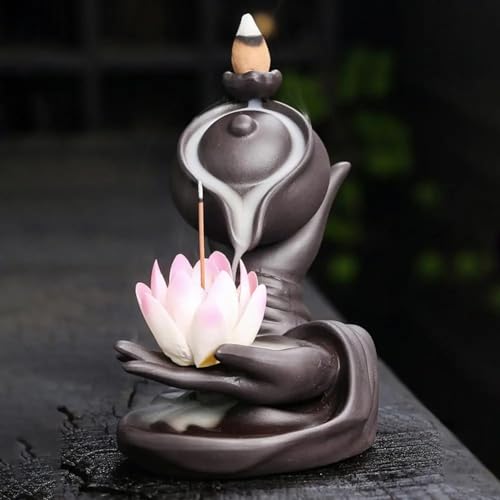 Brûleur d'encens à refoulement pour chasser le stress - 3