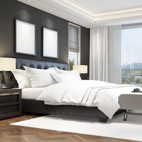 California King Sheet Set 4 Pieces Soft Cooling Breathable Microfiber White - image 7