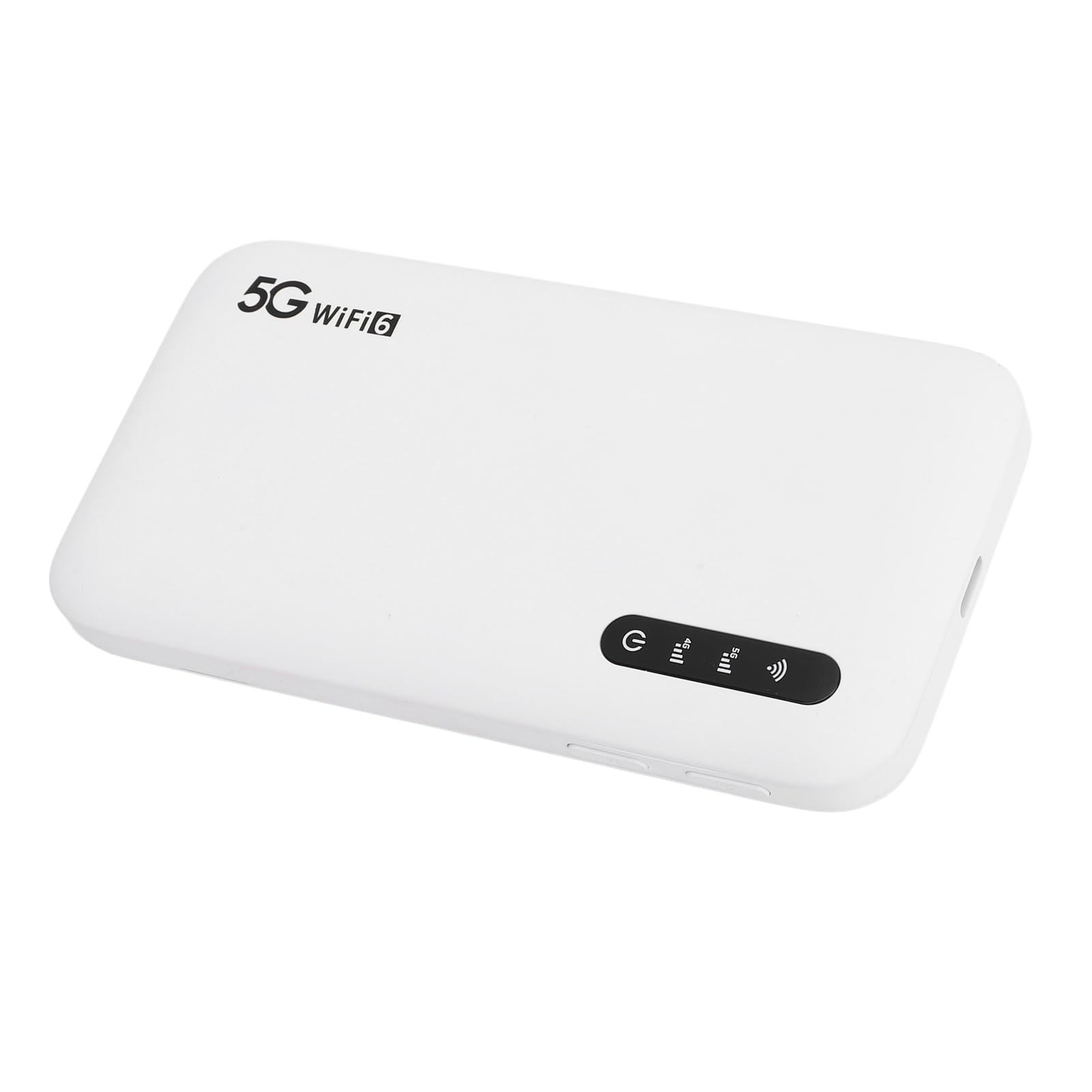 Hotspot WiFi Portatile 5G per Viaggi, Dispositivo Hotspot Mobile 5G Wifi6 con 6100 MAh, Supporto 16 Dispositivi, Slot per Scheda SIM, Dispositivo WiFi Portatile Ad Alta velocità