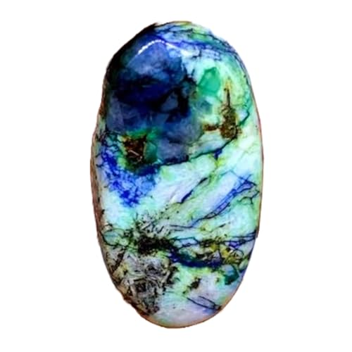 Cabochon en dioxyde d'azurite naturel 29mm pour créer votre bague DIY