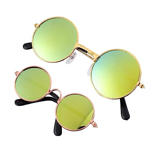 SAFIGLE 2 Peças De Óculos De Sol De Boneca Acessórios De Bebê Para Bonecas Mini Acessórios De Boneca