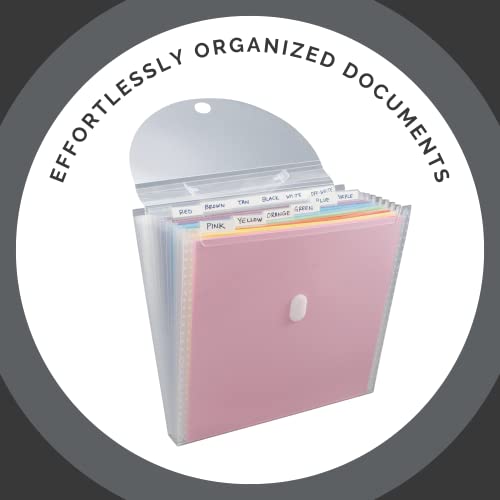 Papel organizador Cropper Hopper carpeta fuelle para clasificar cartulinas 12x12 7