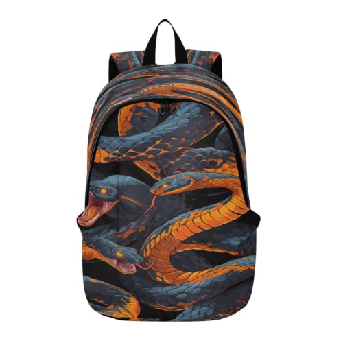 Sac à dos randonnée dessin animé orange noir pour vos voyages