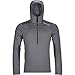 Produktbild ORTOVOX Herren Fleece Light Grid ZN Hoody, Black Raven, XL