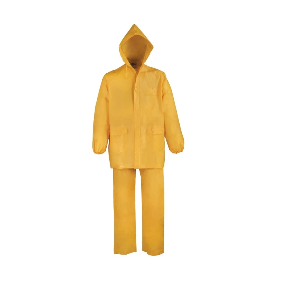 Rainsuit Pvc 2pc Yellow Xxxl