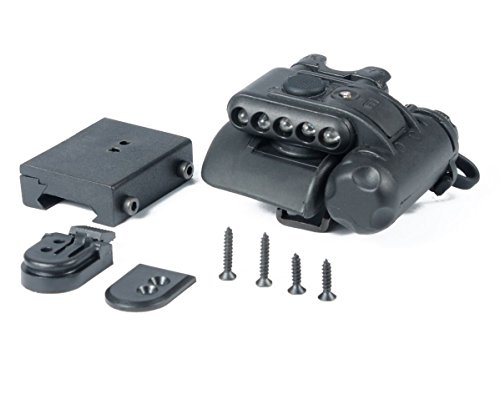 DLP Tactical Helmet Light/IR Strobe/Military Helmet Mount Flashlight (Black)