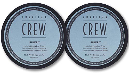 Lot de 2 American Crew - Crème de Modelage pour Cheveux - Fixation Forte et Brillance Faible - FIBER - 2 X 85g