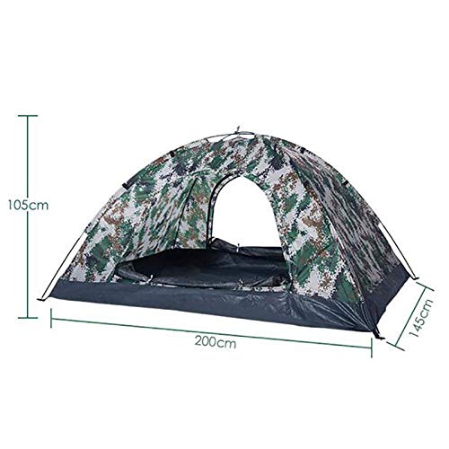 Carpa de Camping para 2 Personas Camuflaje Digital miniatura 2