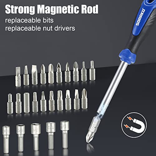 44-Piece Screwdriver Set, Magnetic Screwdriver Kit With Plastic Racking, Precision Screwdrivers For Home Repair, Improvement, Diy Craft, Men Tools Gift, Sorako Screw Driver Set #TOP4