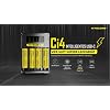 Nitecore Universal Battery Charger, Ci4, Four-Slot, Black, 6952506495368