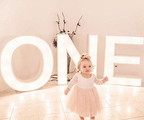 Image of Topmaker Flower Girl Dress for Toddler Baby Girls,Lace Tulle Dress for Wedding,Birthday Party,Photoshoot,Special Occasion