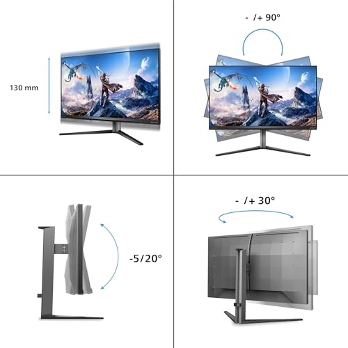 Philips Evnia 32M2N6800M00 écran plat de PC 80 cm 31.5 3840 x 2160 pixels 4K Ultra HD LCD Neuf - vue 10