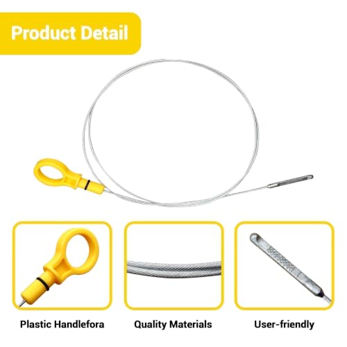 LoloWheat LoloWheat Engine Oil Level Dipstick Compatible with Ford Super Duty F-250 F-350 F-450 F-550 6.7L 2011 2012 2013 2014 2015 2016 Replace # BC3Z-6750-C BC3Z6750C BC3Z6750A BC3Z6750B BC3Z6750A B by LoloWheat - Used condition - Image 6