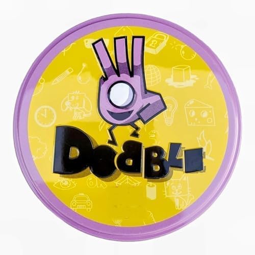 Image of Dobbble, Strategy Match Game,Family Card Game, 2-8 Player Game, for 6 Years and Above, Teen, Multicolor