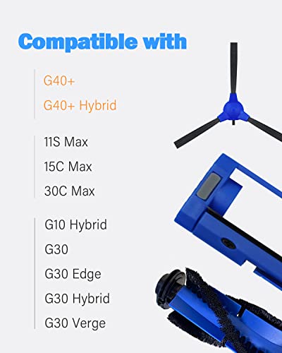 Image of BBT BAMBOOST Brushes and Filters Compatible with Eufy G40+, G40, G40 Hybrid+, Eufy Robovac 11S, 11S PLUS, 12, 15C, 15T, 25C, 30, 30C, 35C