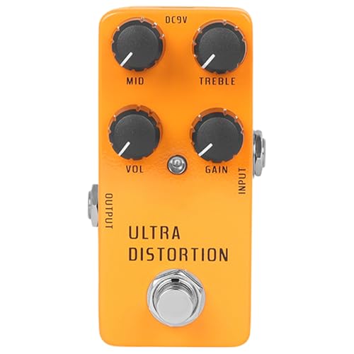 Processeur d'effet tonalité guitare avec distorsion overdrives réglable
