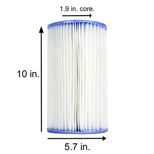Intex 2500 Gph Krystal Clear Pool Filter Pump W/Gcfi & 6 Type B Cartridges #TOP4