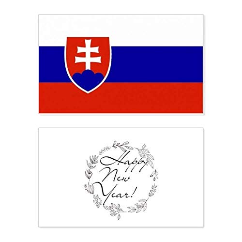 Tarjeta de Año Nuevo de Eslovaquia para enviar tus deseos con orgullo patrio