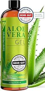 Aloe Vera Gel 99% Bio, 355 ml - ÖKO-TEST Sehr Gut - 100% Natürlich, Rein & Ohne Duftstoffe