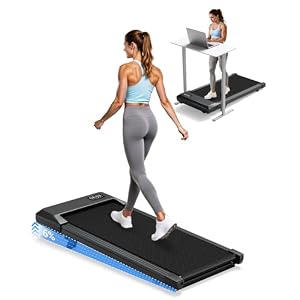 Superun Walking Pad with 6% Incline, Under Desk Treadmill for Home Office, 3 in 1 Portable Walking pad Treadmill with Remote Control, 2.5HP Quiet Mini Treadmills, 300 lbs Capacity