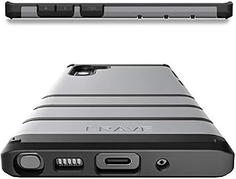 Crave Note 10 Case, Strong Guard Protection Series Case for Samsung Galaxy Note 10 - Slate