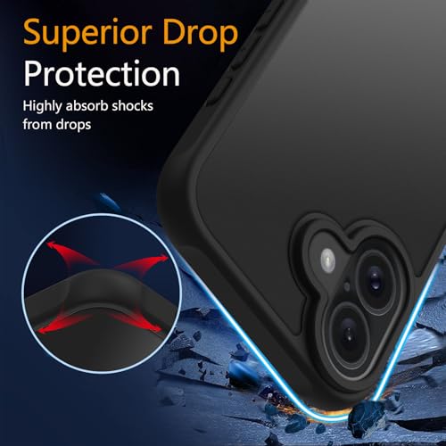 Image of iPhone 16 Case,Translucent Matte(Black)
