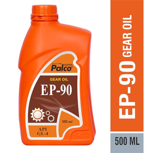 Image of PALCO EP 90 Extreme Pressure Gear Oil for Gear Box 500ml (Pack 1) | API GL 4 Gear Oil for Cars, Buses & Trucks High Performance Heavy-Duty for Smooth Transmissions, Superior Protection