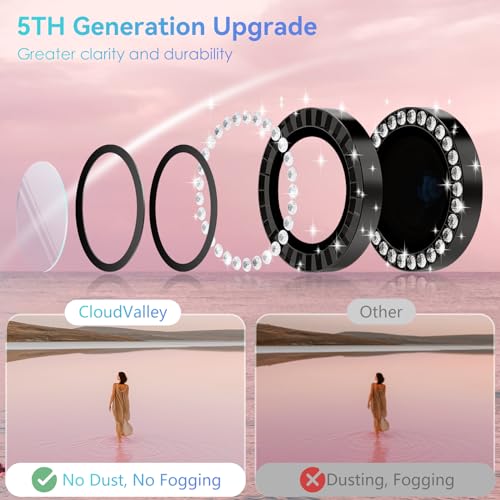 CloudValley [3 for iPhone 15 Pro / 15 Pro Max Camera Lens Protector - Image 3