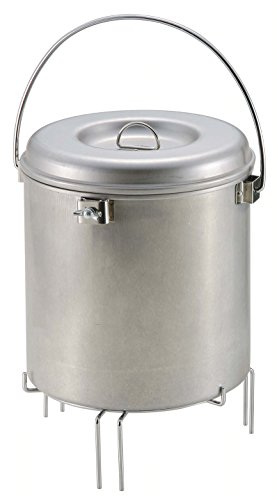 Captain Stag UG-3251 Fire-Extinguishing Pot, for Barbecues, Made in Japan, L Size, Alster