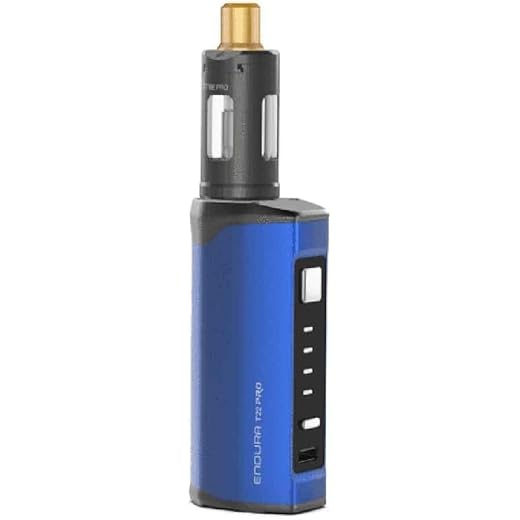 Innokin Endura T22 Pro E-Cigarette Starter Kit – 3000mAh Rechargeable Vape with 2ml Top Slide Refill Tank, LED Display, MTL Smooth Vaping, Auto-Wattage, T18E Coil Compatible, No Nicotine-ROYAL BLUE
