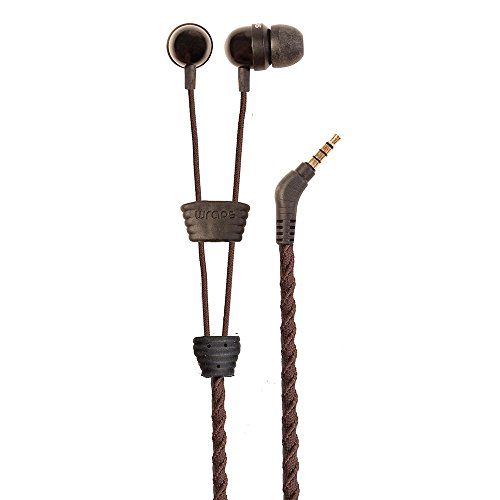 Wraps Wristband Headphone - Fabric Brown #TOP1