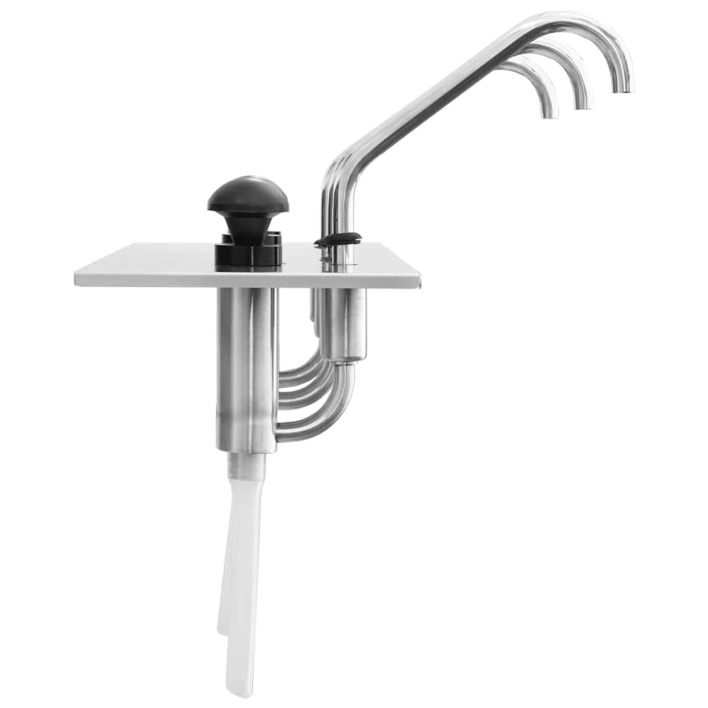 Soßenspender-Station 3 x 3.5 L Edelstahl Dosierer Gastronomie