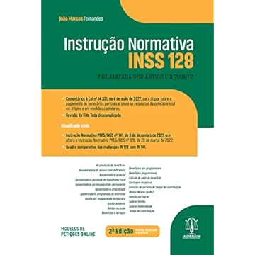 Capa do livro Instrução Normativa 128 2Ed.2023
