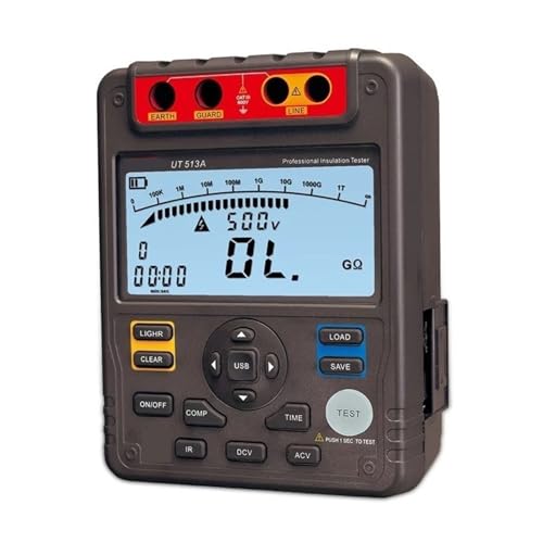 絶縁抵抗計 5000V デジタル高電圧絶縁抵抗計 1000GΩ
