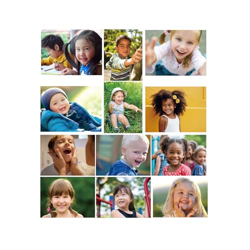 Motiskyy - Motiskyy 12 Pcs Diversity Posters for Classroom Preschool Educational Learning Real Pictures for Daycare Home Multicultural Awareness(Children Real Photo Poster Style)