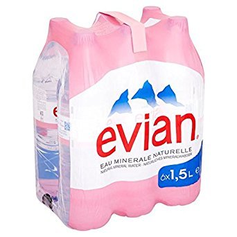 Agua mineral natural Evian 1.5 L