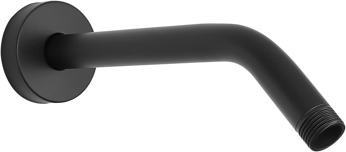 HarJue Shower Arm with Flange and Teflon Tape, Wall Mounted Shower Pipe