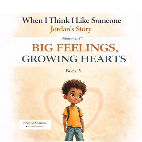 Diseño de la portada del título When I Think I Like Someone Jordan's Story