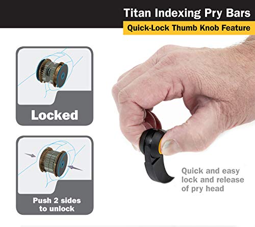 Titan 17808 Indexierbare Hebelstange, 20,3 cm