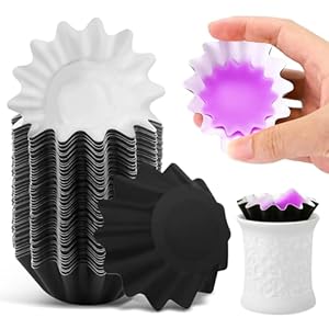 50Pcs Black Wax Melt Liners –...