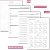 Hard Cover 5 Year Journal | The Easiest to Use Five Year Journal | Quick and Easy Five Year Memory Notebook | 5.8'' x8.3'', Pink