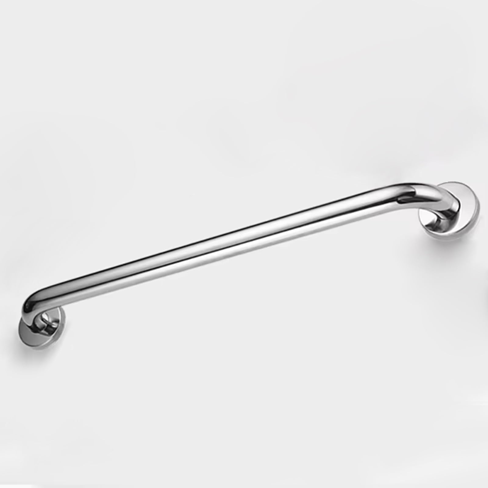 RRrawgff Stairs Handrail Wall Mounted Stainless Steel Railing for Stairs, Indoor Outdoor Stair Banister, Safety Shower Handle for Elderly, Towel Bar Grab - Silver(50cm/20in)